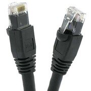 BESTLINK NETWARE CAT6A UTP Ethernet Network Booted Cable- 1ft- Black 100751BK